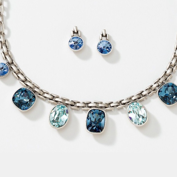 Swarovski Jewelry - Basketweave Necklace Swarovski stones amazing!